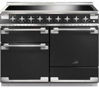 Rangemaster ELS110EICB Elise Charcoal Black / Brushed Nickel 110cm Induction Range Cooker 126890 A
