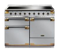 Rangemaster ELS110EISS/BE Elise Luxe 110cm Black Edition Induction Range Cooker With Antique Brass Trim - STAINLESS STEEL