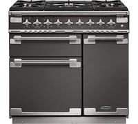 Rangemaster ELS90DFFSL Range cooker A Electric Gas Slate, Stainless steel
