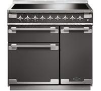 Rangemaster ELS90EISL Elise Slate / Brushed Nickel 90cm Induction Range Cooker A
