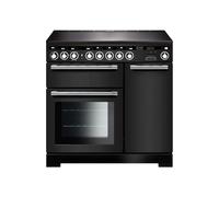 Rangemaster Encore Deluxe 90 Induction Range Cooker - Charcoal Black