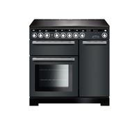 Rangemaster EDL90EISL/C 90cm Induction Encore Deluxe Range Cooker 117310 Slate and Chrome