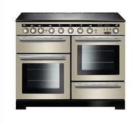 Rangemaster Encore Deluxe EDL110EIIV/C 110cm Wide Ivory Induction Freestanding Range Cooker - Chrome Trim