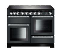 Rangemaster Encore Deluxe EDL110EISL/C 110cm Wide Slate Induction Freestanding Range Cooker - Chrome Trim