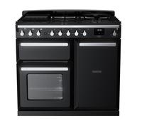 Rangemaster ESDL100DFPGBL/CM1 Estel Deluxe 100cm Dual Fuel Black/Chrome