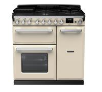 Rangemaster ESDL90DFPPCR/CM1 Estel Deluxe 90cm Dual Fuel Pale Cream/Chrome