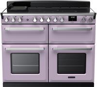 Rangemaster ESDLB110EIPHTH/CM1 Estel Deluxe Heather / Chrome 110cm Induction Range Cooker 17881 A