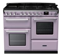 Rangemaster Estel Deluxe 110cm Dual Fuel Range Cooker - Heather / Chrome - A/A Rated