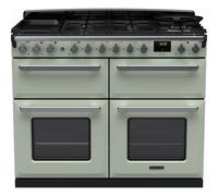 Rangemaster Estel Deluxe 110cm Dual Fuel Range Cooker - Mint / Chrome - A/A Rated
