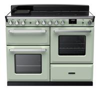Rangemaster Estel Deluxe 110cm Electric Range Cooker with Induction Hob - Mint / Chrome - A Rated