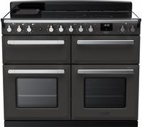 Rangemaster ESDLB110EIPSLT/CM1 Estel Deluxe Slate / Chrome 110cm Induction Range Cooker, A Rated, 15300 A