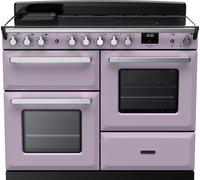 Rangemaster Estel Deluxe ESDLO110EIPHTH/CM1 110cm Electric Range Cooker with Induction Hob - Heather / Chrome - A Rated, Purple