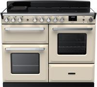 Rangemaster Estel Deluxe ESDLO110EIPPCR/CM1 110cm Electric Range Cooker with Induction Hob - Cream / Chrome - A Rated, Cream