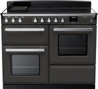 Rangemaster Estel Deluxe 110cm Electric Range Cooker with Induction Hob - Slate / Chrome - A Rated