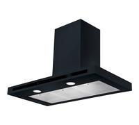 Rangemaster HLTHDS110BL - Black 110cm Chimney Extractor - B Energy Rated