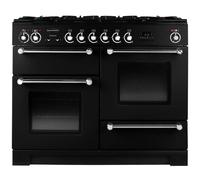 Kitchener 110cm Dual Fuel Range Cooker Black