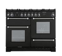 Kitchener 110cm Dual Fuel Range Cooker Black