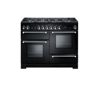 Rangemaster KCH110DFFBLC Kitchener 110cm Dual Fuel Range Cooker - Black