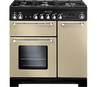 Rangemaster KCH90NGFCR/C Kitchener Gas Range Cooker - Cream Chrome