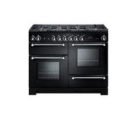 Rangemaster Kitchener 110cm Dual Fuel Range Cooker - Black