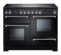 Rangemaster KCH110ECBL/C Kitchener Electric Ceramic 110 Range Cooker Black Chrome