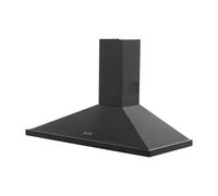 Rangemaster LEIHDC110BB Black / Brass 110cm Chimney Cooker Hood D