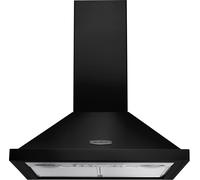 Rangemaster LEIHDC60BC Black / Chrome 60cm Chimney Hood D
