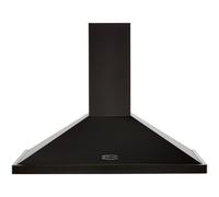 Rangemaster LEIHDC90BC 90 cm Chimney Cooker Hood - Black / Chrome