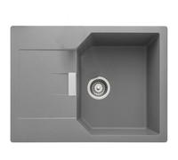 Rangemaster Mayon Compact 1.0 Bowl Granite Composite Inset Kitchen Sink With Waste (Grey)