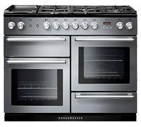 Rangemaster NEX110DFFSS/C Nexus Dual Fuel 110 Range Cooker Stainless Steel Chrome