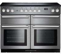 Rangemaster NEXSE110EISS/C Nexus SE Stainless Steel / Chrome 110cm Induction Range Cooker, A Rated, 118270 A