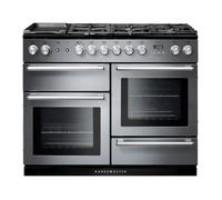 Rangemaster NEX110DFFSS/C Nexus Stainless Steel / Chrome 110cm Dual Fuel Range Cooker, A Rated, 106100 A