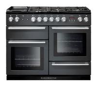 Rangemaster NEX110DFFSL/C 106090 Nexus 110cm Slate And Chrome Dual Fuel Range Cooker