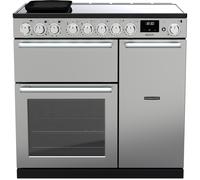 Rangemaster Nexus 90 Induction NEX90EISTST/CM1 90cm wide Electric Range Cooker with Induction Hob - Stainless Steel Stainless Steel