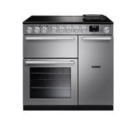 Rangemaster Nexus 90 NEX90EISTST/CM1 90cm Wide Stainless Steel Induction Freestanding Range Cooker - Chrome Trim