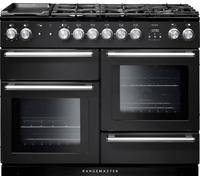Rangemaster NEX110DFFCB/C Nexus 110cm Dual Fuel Cooker, Charcoal Black