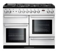 Rangemaster Nexus NEX110DFFWH/C 110cm wide Dual Fuel Range Cooker with Mixed Fuel Hob - White - A/A Rated
