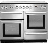 Rangemaster Nexus NEX110EISS/C 110cm wide Electric Range Cooker with Induction Hob - Stainless Steel / Chrome - A/A Rated, Stainless Steel