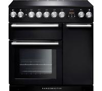 Rangemaster NEX90EIBL/C Nexus 90 Induction Range Cooker, Black