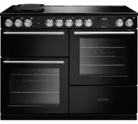 Rangemaster Nexus NEXO110EIPCBL/CM1 110cm wide Electric Range Cooker with Induction Hob - Charcoal Black Black