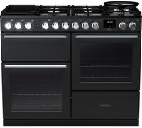 Rangemaster Nexus OC NEXO110DFPCBL/CM1 110cm wide Electric Range Cooker with Gas Hob - Charcoal Black Black