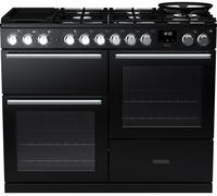 Rangemaster Nexus OC NEXO110DFPGBL/CM1 110cm wide Electric Range Cooker with Gas Hob - Black Black