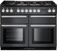 Rangemaster NEXSE110DFFSL/C Nexus SE Dual Fuel 110 Range Cooker Slate Chrome