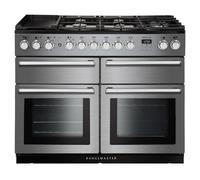 Rangemaster Nexus SE NEXSE110DFFSS/C 110cm Wide Stainless Steel Dual Fuel Freestanding Range Cooker - Chrome Trim