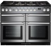 Rangemaster Nexus SE NEXSE110DFFSS/C 110cm Dual Fuel Range Cooker - Stainless Steel / Chrome