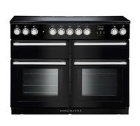 Rangemaster Nexus SE NEXSE110EIBL/C 110cm Wide Black Induction Freestanding Range Cooker - Chrome Trim