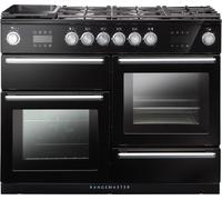 Rangemaster NEX110SODFFBL/C Nexus Steam 110cm Dual Fuel Range Cooker -Black