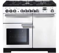 Falcon PDL100DF Gas Stove A Red - Ovens and Cookers (Red, Buttons, Rotary, Top Front, Gas Stove, Small, Medium)