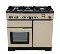 Rangemaster PDL100DFFCR/C Professional Deluxe Cream with Chrome Trim 100cm Dual Fuel Range Cooker