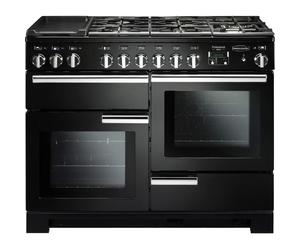 Rangemaster PDL110DFFGBC Professional Deluxe 110cm Dual Fuel Range Cooker - Black